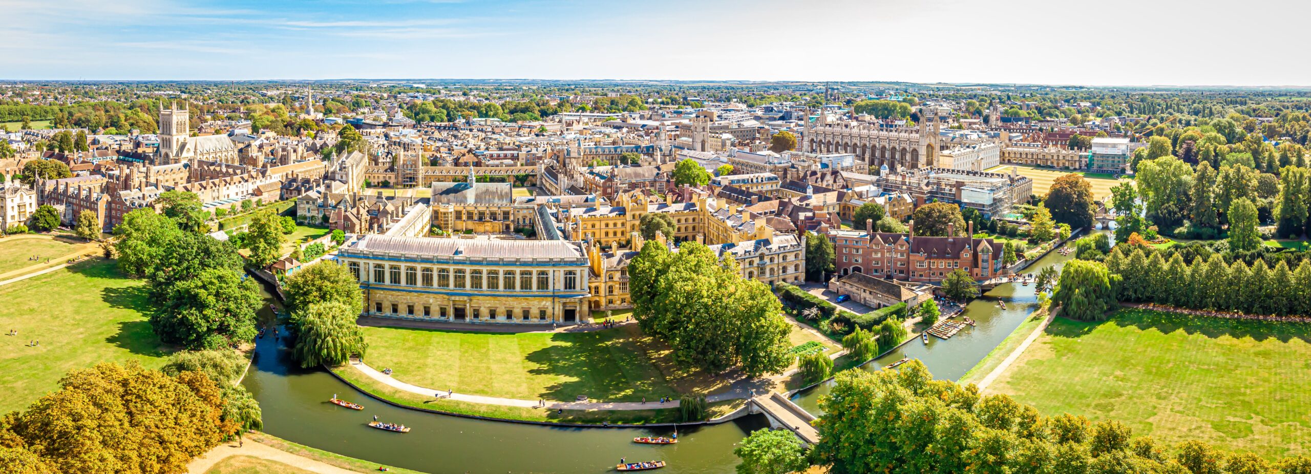 aerial view of Cambridge